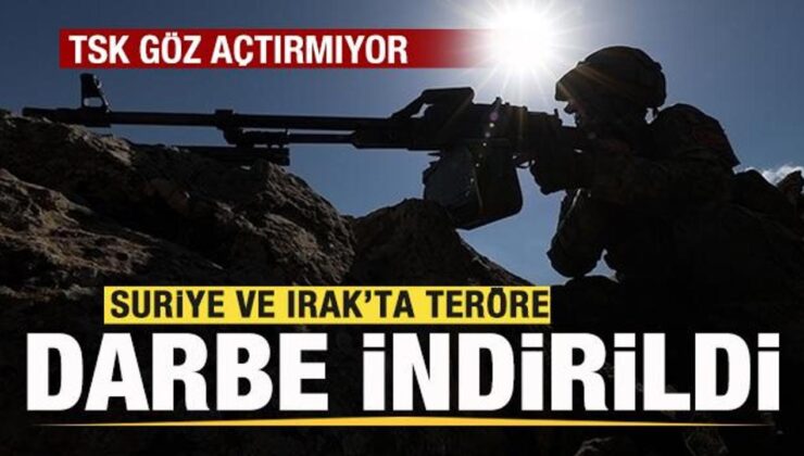 MSB duyurdu! Suriye ve Irak’ta teröre darbe!