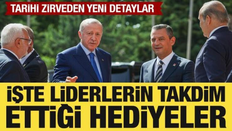 Tarihi zirveden yeni detaylar: İşte takdim edilen hediyeler