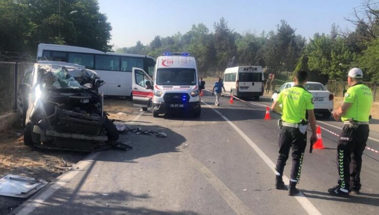 Tekirdağ’da korkunç kaza: 2 ölü, 10 yaralı