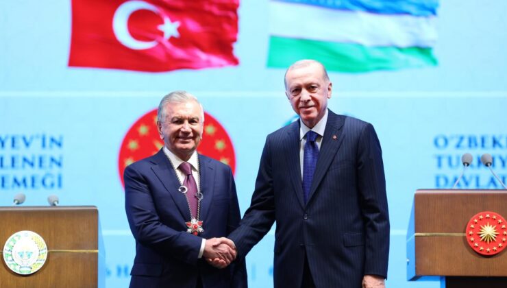 Türkiye’den Mirziyoyev’e devlet nişanı