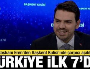 YTB Başkanı Abdullah Eren’den Başkent Kulisi’nde çarpıcı açıklama! ‘Türkiye ilk 7’de’