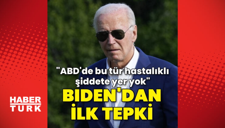 ABD Başkanı Biden: ABD'de bu tür hastalıklı şiddete yer yok | Dış Haberler