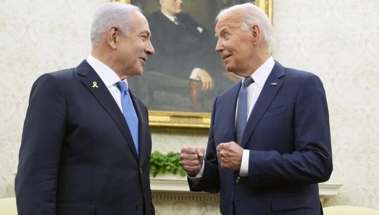 ABD Başkanı Biden ve İsrail Başbakanı Netanyahu, Beyaz Saray'da bir araya geldi | Dış Haberler