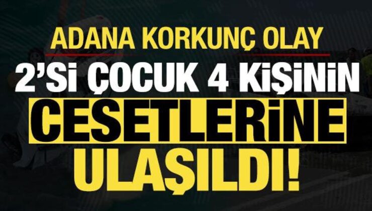 Adana’da korkunç kaza: Anne, baba ve iki çocuğun cesetleri bulundu!