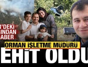 Bergama’daki orman yangınından acı haber geldi: Orman İşletme Müdürü şehit oldu!