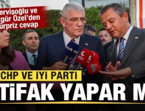 CHP ve İYİ Parti ittifak yapar mı? Özgür Özel ve Müsavat Dervişoğlu cevapladı