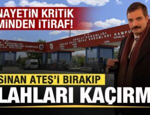 Cinayetin kritik isminden itiraf! Sinan Ateş’i bırakıp silahları kaçırmış