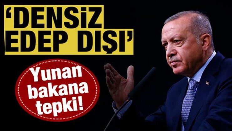 Cumhurbaşkanı Erdoğan’dan Yunan bakana sert tepki: ‘Densiz, edep dışı…’