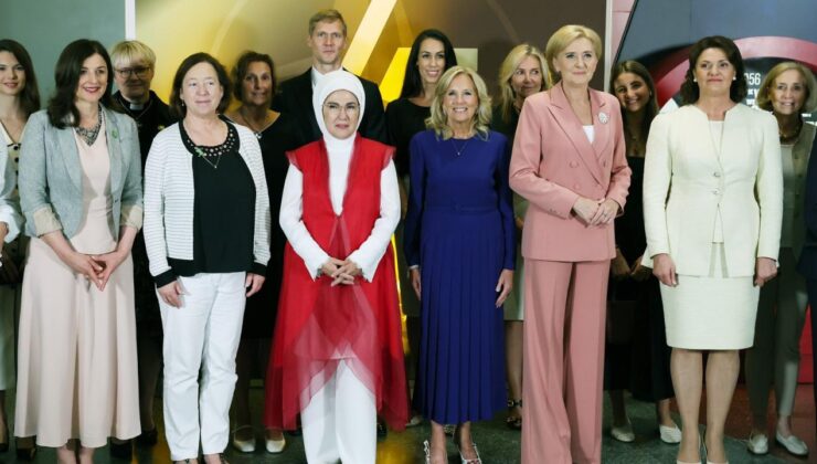 Emine Erdoğan, Jill Biden’ın ev sahipliğindeki resepsiyona katıldı