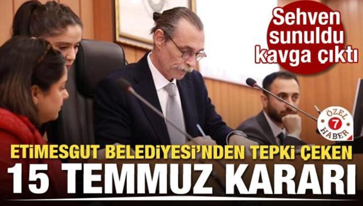 Etimesgut Belediyesi’nden tepki çeken 15 Temmuz kararı!