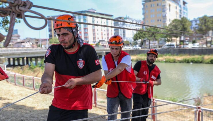 İHH’dan Samsun’da bölgesel arama kurtarma tatbikatı