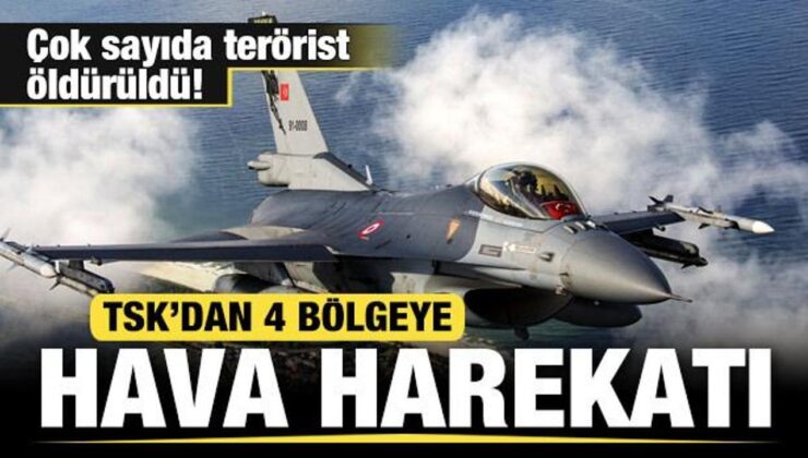 Irak’ın kuzeyine hava harekatı: Çok sayıda terörist etkisiz hale getirildi