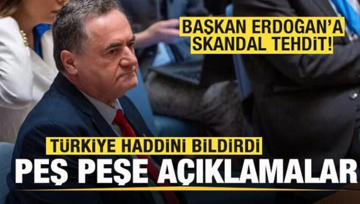 İsrailli bakandan Erdoğan’a tehdit! Türkiye haddini bildirdi! Peş peşe mesajlar