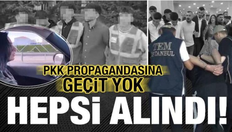 İstanbul’da düğünde terör örgütü propagandası yapan kişiler gözaltına alındı