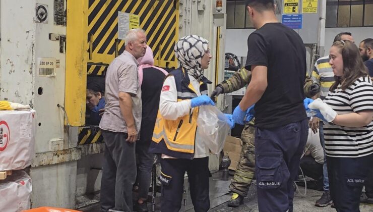 İstanbul’da feci olay! Kadın işçinin eli koptu