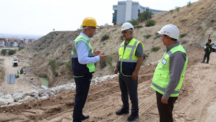 Konya Büyükşehir, Meram bölgesindeki taşkınları önlemek için göletler yapıyor