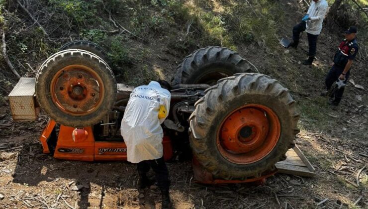 Kütahya’da feci kaza: Devrilen traktörün sürücüsü öldü!