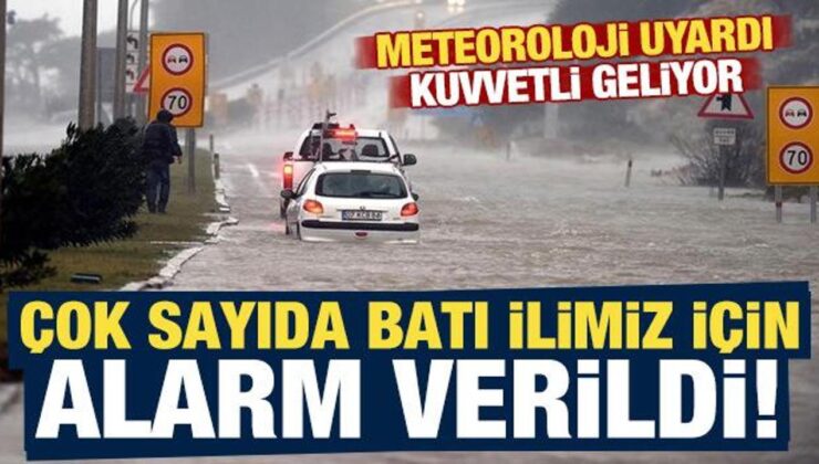 Meteoroloji’den 17 kente ‘sarı kod’lu uyarı! Kuvvetli geliyor…