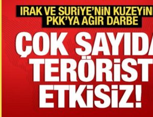 PKK’ya ağır darbe: 15 terörist etkisiz hale getirildi!