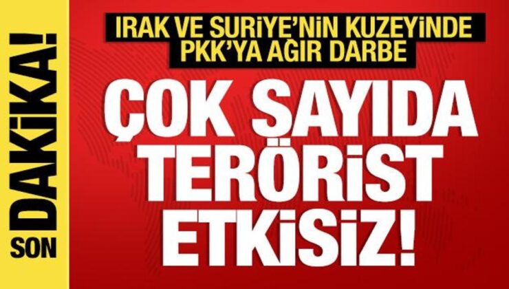 PKK’ya ağır darbe: 15 terörist etkisiz hale getirildi!