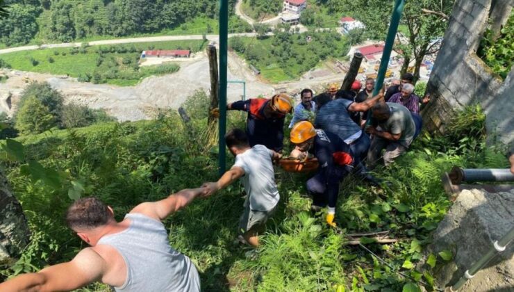 Rize’de ‘ilkel’ teleferik faciası!