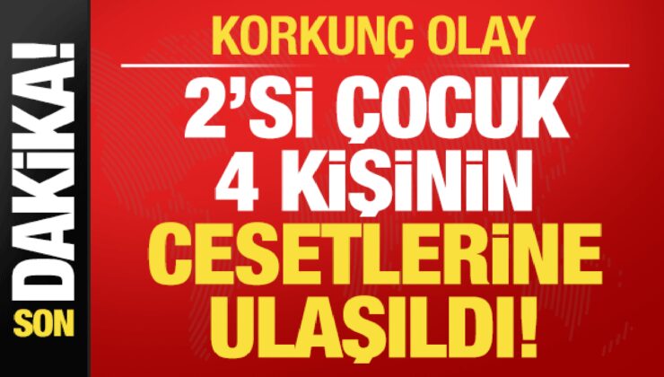 Son dakika: Adana’da korkunç kaza: Anne, baba ve iki çoğun cesetleri bulundu!