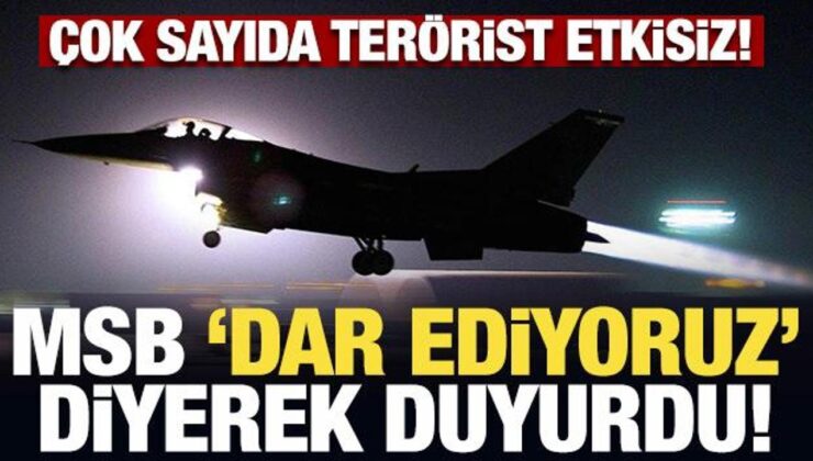 Son Dakika: Irak’ın kuzeyinde 13 terörist etkisiz hale getirildi!