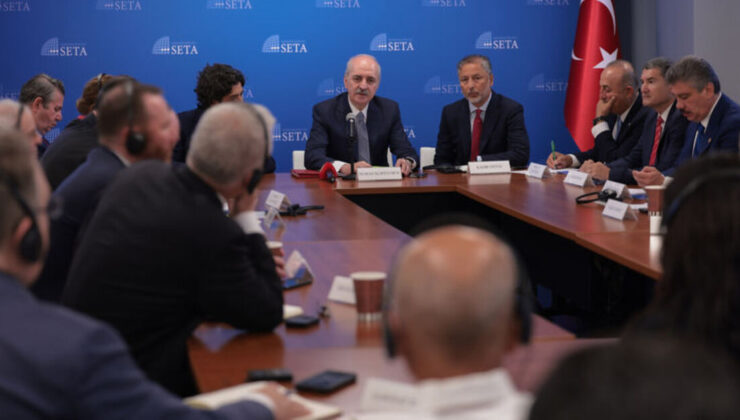 TBMM Başkanı Kurtulmuş, ABD’deki düşünce kuruluşlarının temsilcileriyle bir araya geldi | Dış Haberler