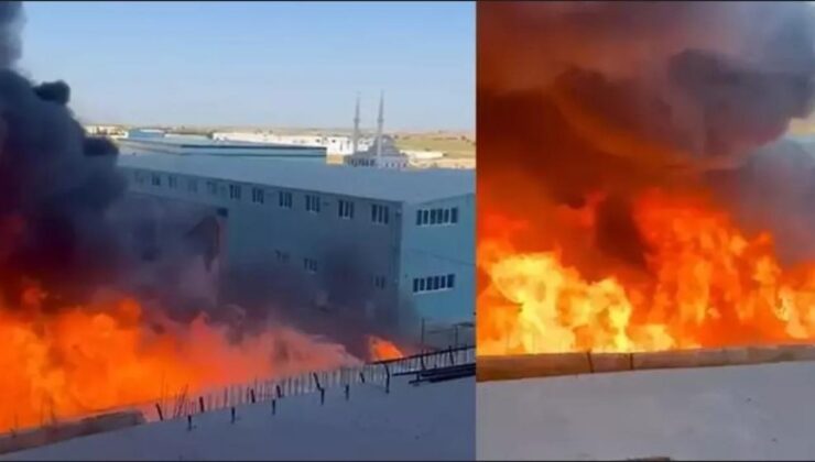 Tekirdağ’da kimya fabrikasında yangın