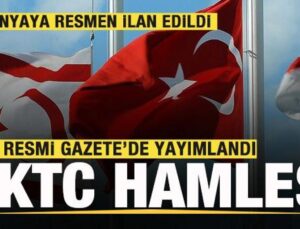 Türkiye’den KKTC kararı! Resmi Gazete’de yayımlandı: Dünyaya ilan ediyoruz…