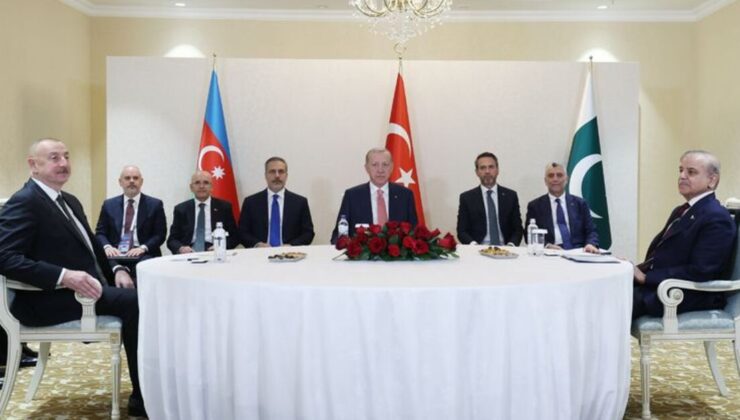 Üçlü zirve sona erdi: Cumhurbaşkanı Erdoğan, Aliyev ve Şerif ile görüştü | Dış Haberler