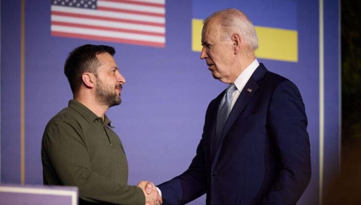 Ukrayna Devlet Başkanı Zelenskiy'den, ABD Başkanı Biden'a teşekkür mesajı | Dış Haberler