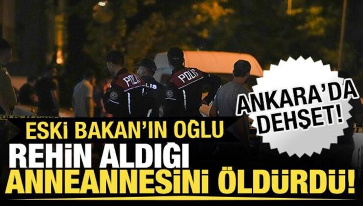 Abdüllatif Şener’in oğlu, rehin aldığı anneannesini silahla vurarak öldürdü