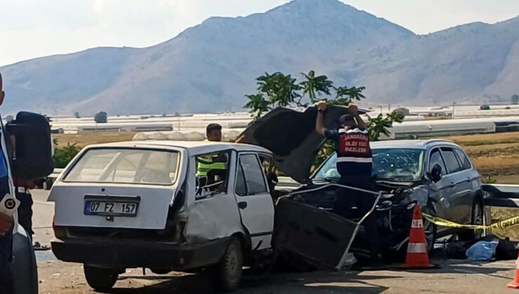 Burdur’da zincirleme kaza: 1 ölü, 3 yaralı