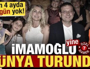 Ekrem İmamoğlu yine dünya turunda! Son 4 ayda 26 gün yok