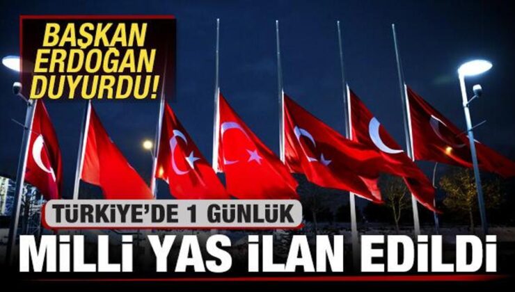 Erdoğan duyurdu! Türkiye’de şehit Haniye için bir günlük milli yas ilan edildi