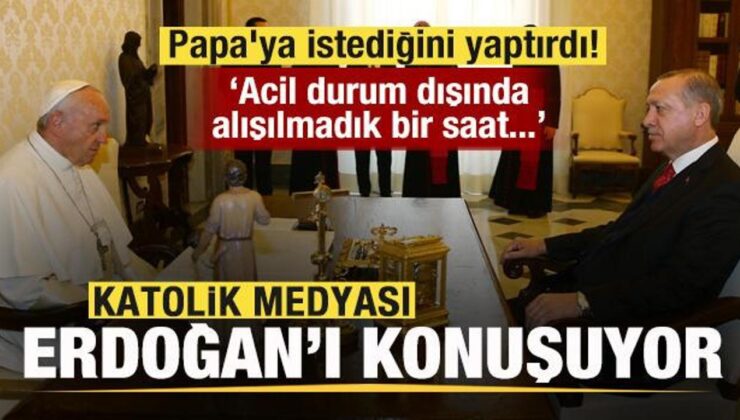 Katolik medyasından Erdoğan analizi: Papa’ya istediğini yaptırdı!