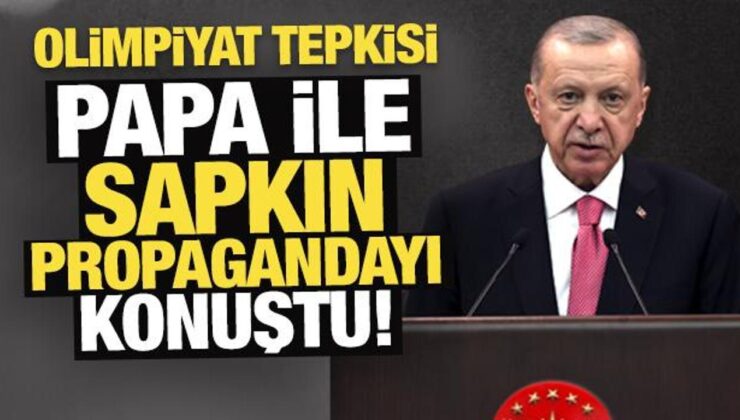 Son Dakika: Erdoğan, Papa ile telefonda görüştü: Olimpiyat tepkisi!