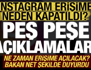 Son dakika: Instagram erişime neden kapatıldı? Peş peşe açıklamalar! Ne zaman açılacak?