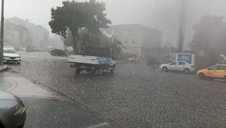 Tekirdağ’da fırtına: Çatılar uçtu, ağaçlar devrildi!